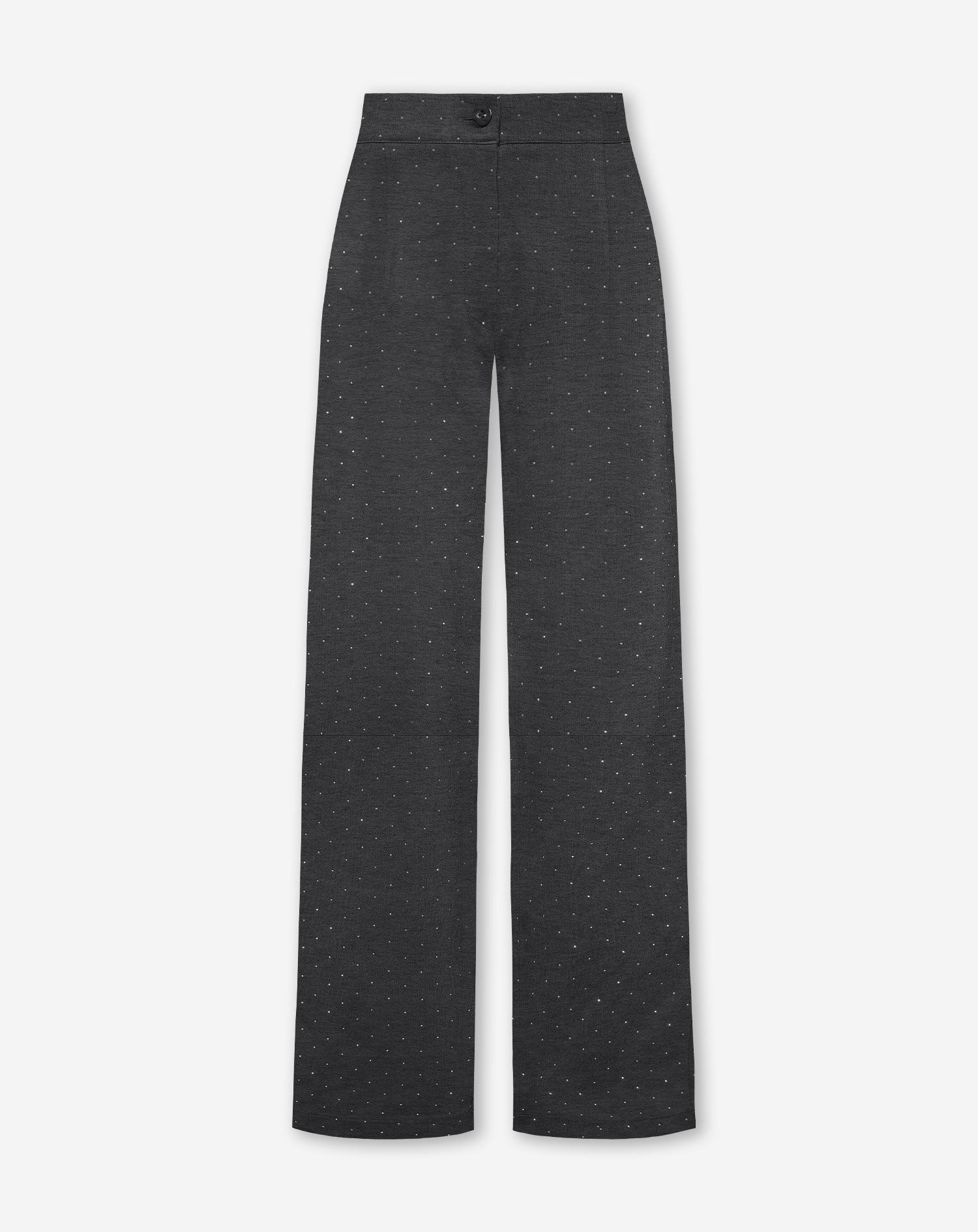 SANNE DIAMOND STUDS STRAIGHT LEG PANTALON GREY