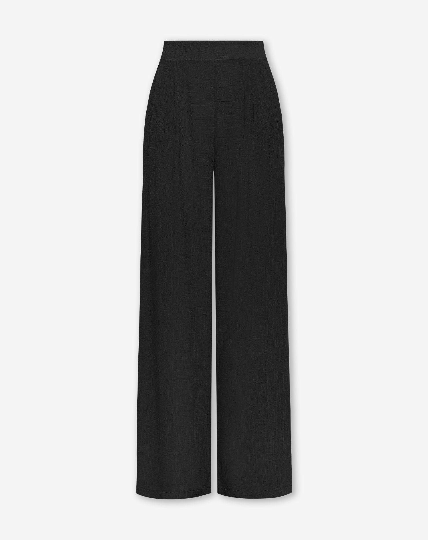 LUNA VISCOSE PANTS ZWART