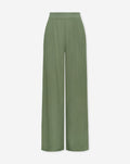 LUNA VISCOSE PANTS OLIJFGROEN