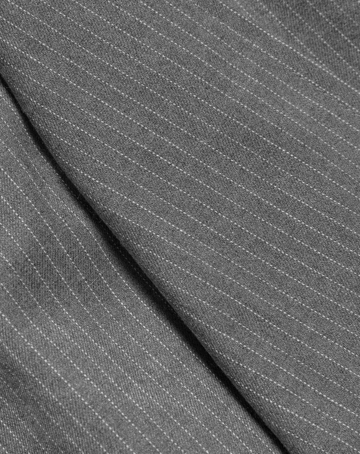 PINSTRIPE FLAP SKORT GRIJS
