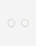 PEARLY HOOP EARRINGS