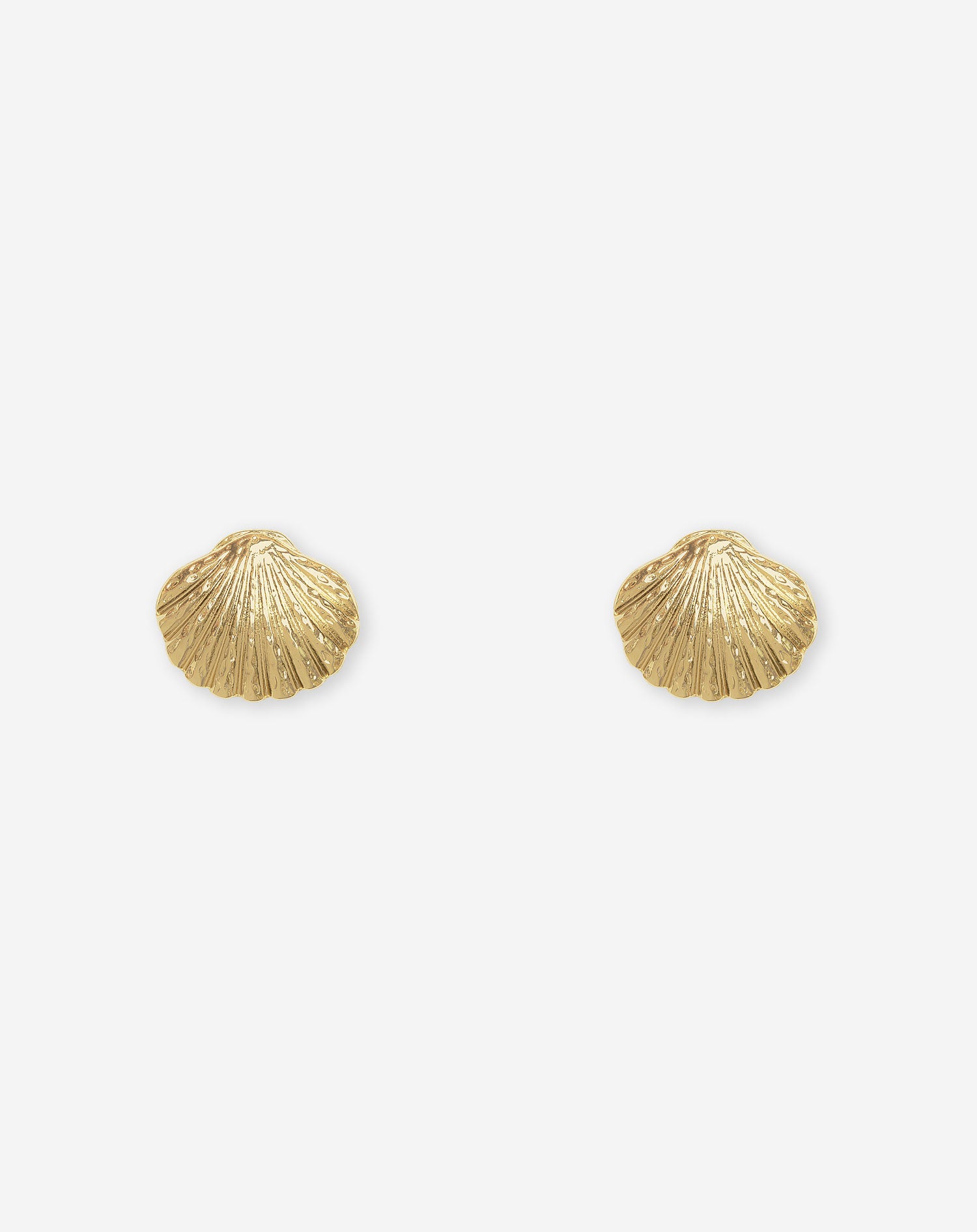 SEASHELL EARRINGS GOLD