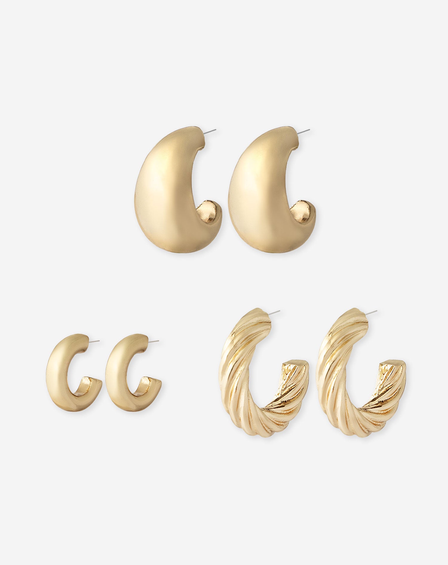 SMALL HOOP EARRINGS GIFTSET