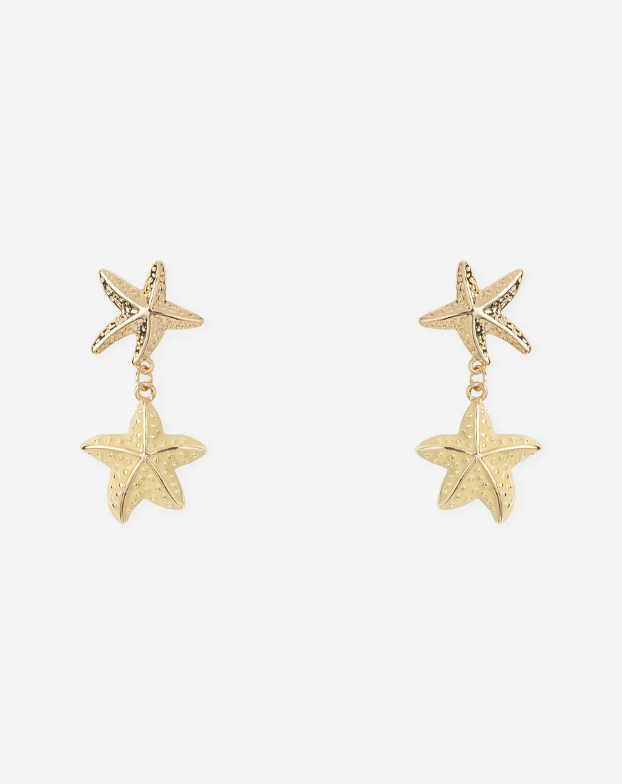 DOUBLE SEASTAR EARRINGS BOTERGEEL