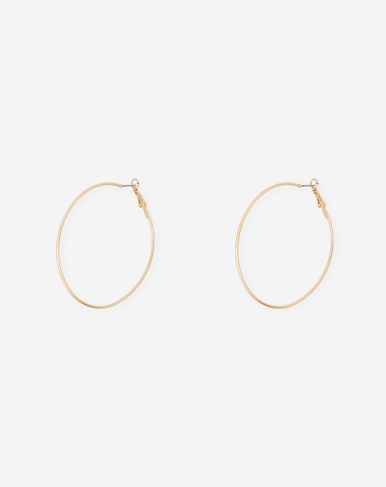 BIG THIN HOOP EARRINGS