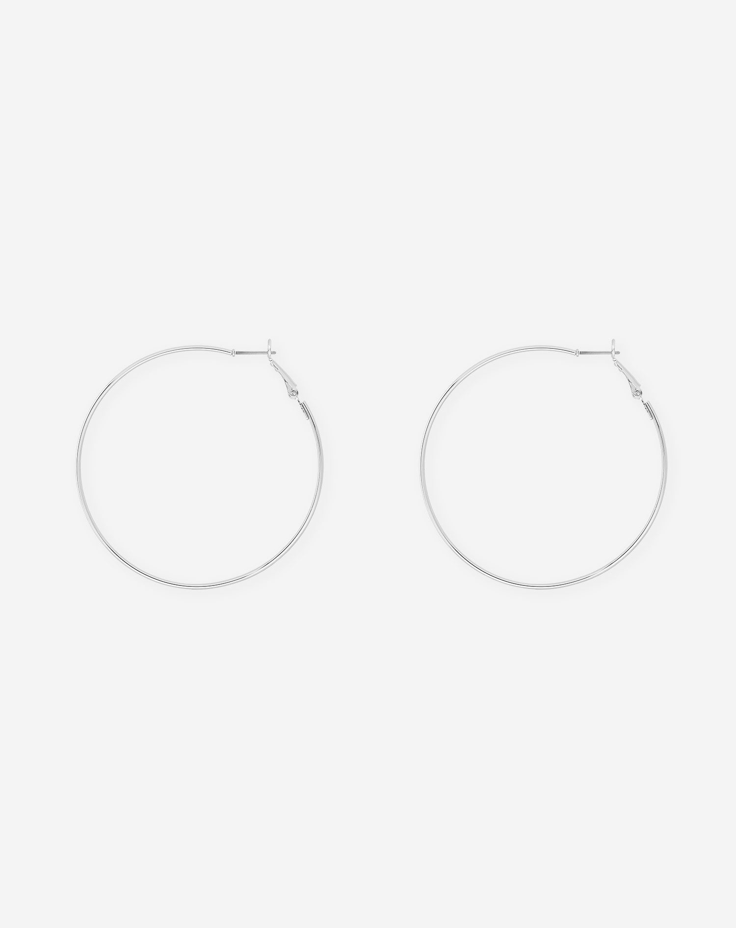 BIG THIN HOOP EARRINGS