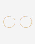 DOTS HOOP EARRINGS GOLD