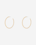 DOTS HOOP EARRINGS GOLD