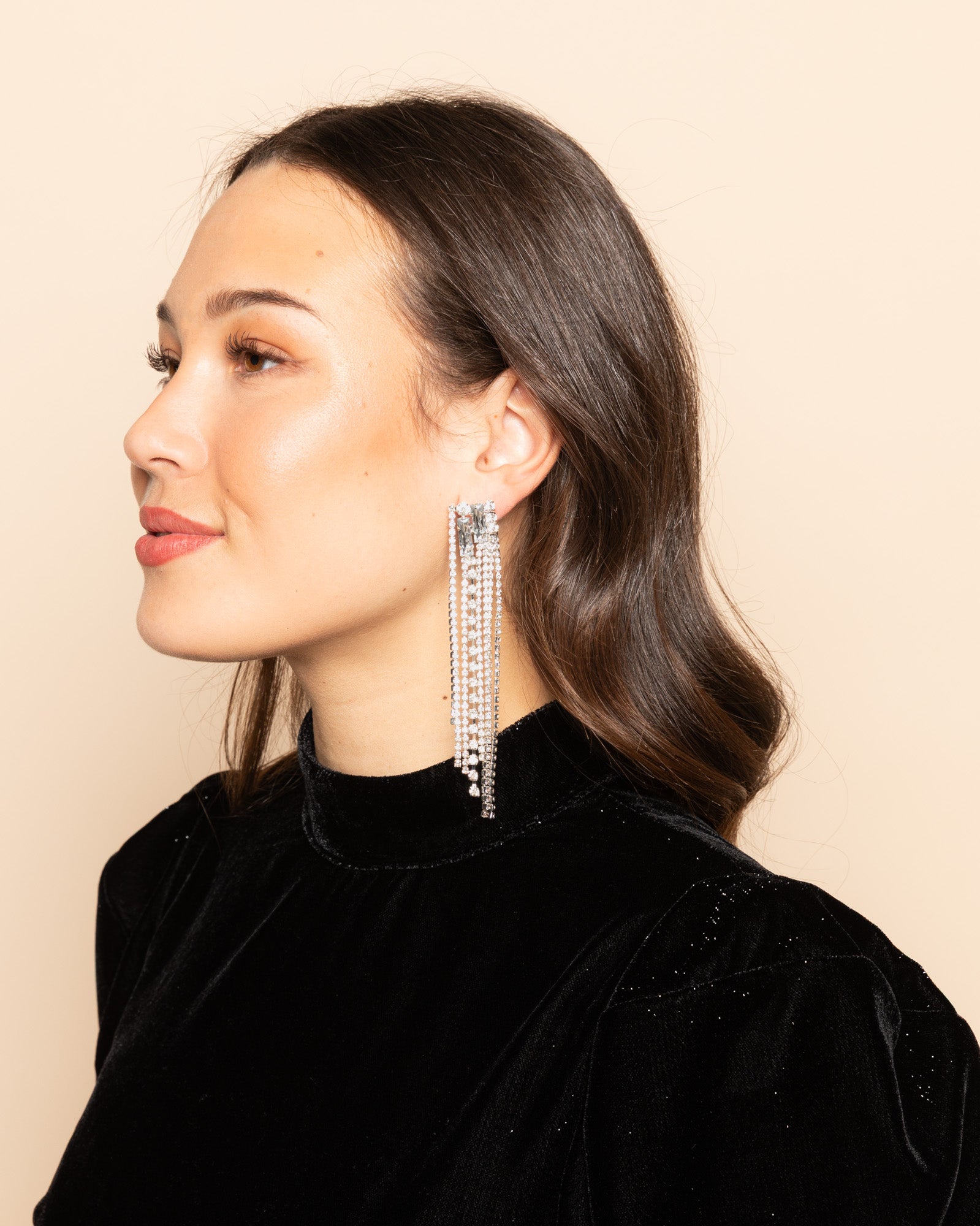 DIAMOND DROP EARRINGS