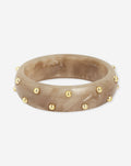 STUDDED BANGLE BEIGE