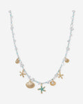 NIKKY PEARL CHARM NECKLACE
