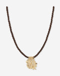 SEA CORD NECKLACE DARK BROWN