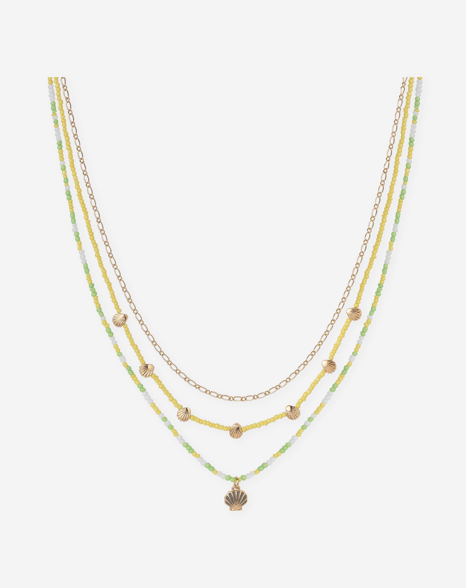 LAYERED COLORED NECKLACE BOTERGEEL