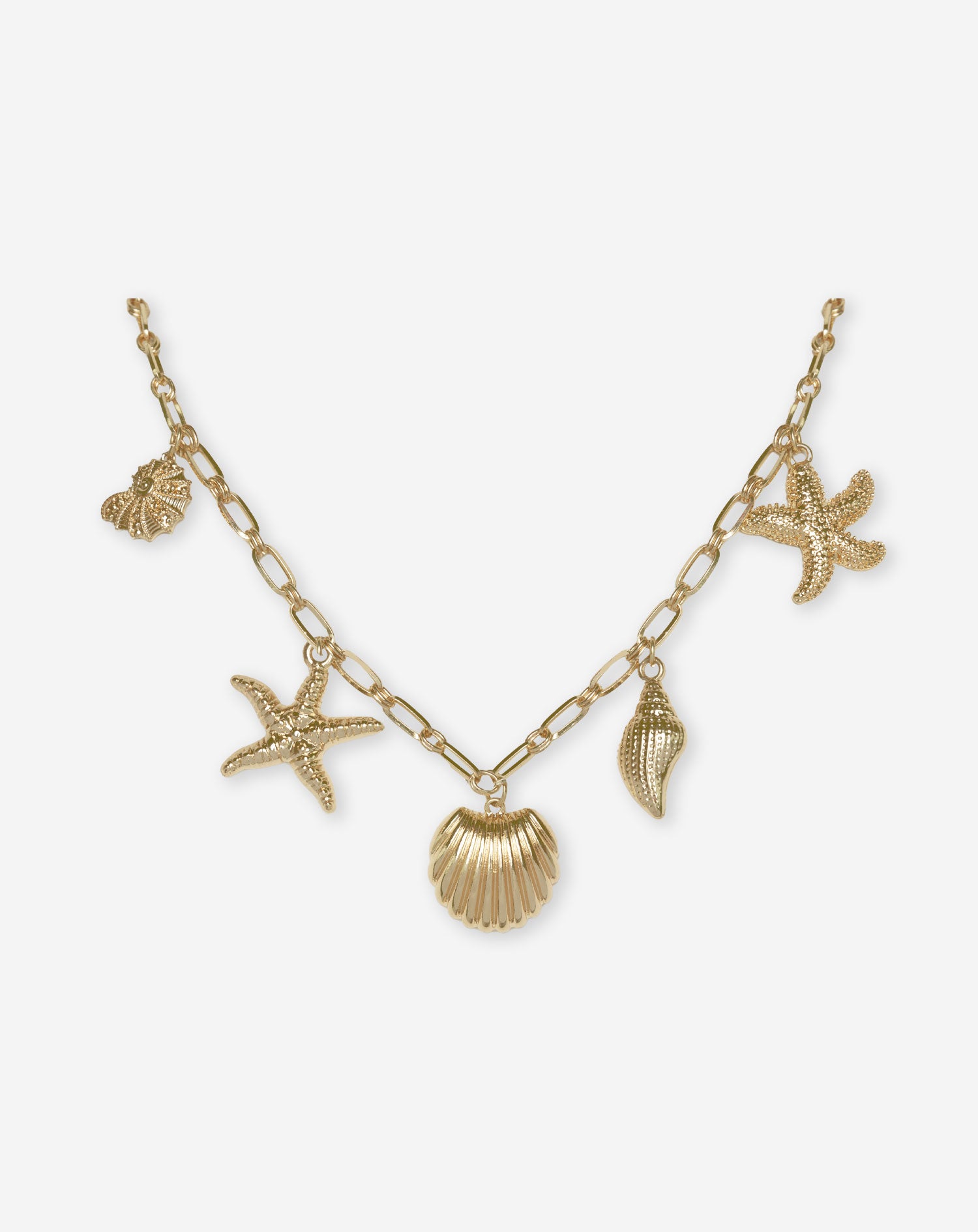 SEA CHARM NECKLACE GOLD