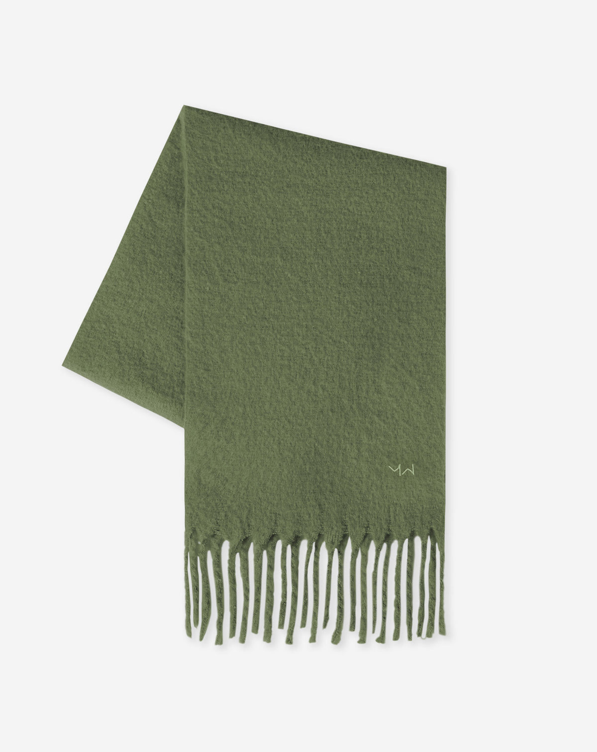 WOVEN SCARF ARMY GREEN
