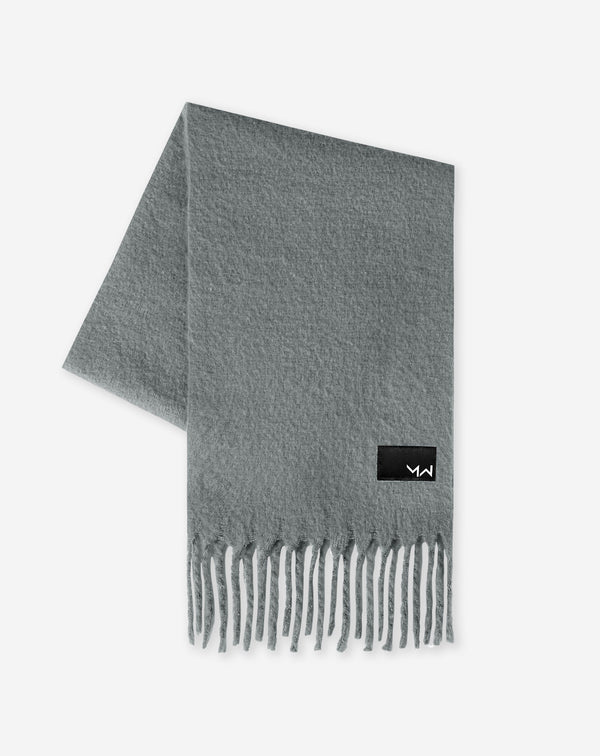 WOVEN SCARF GRIJS