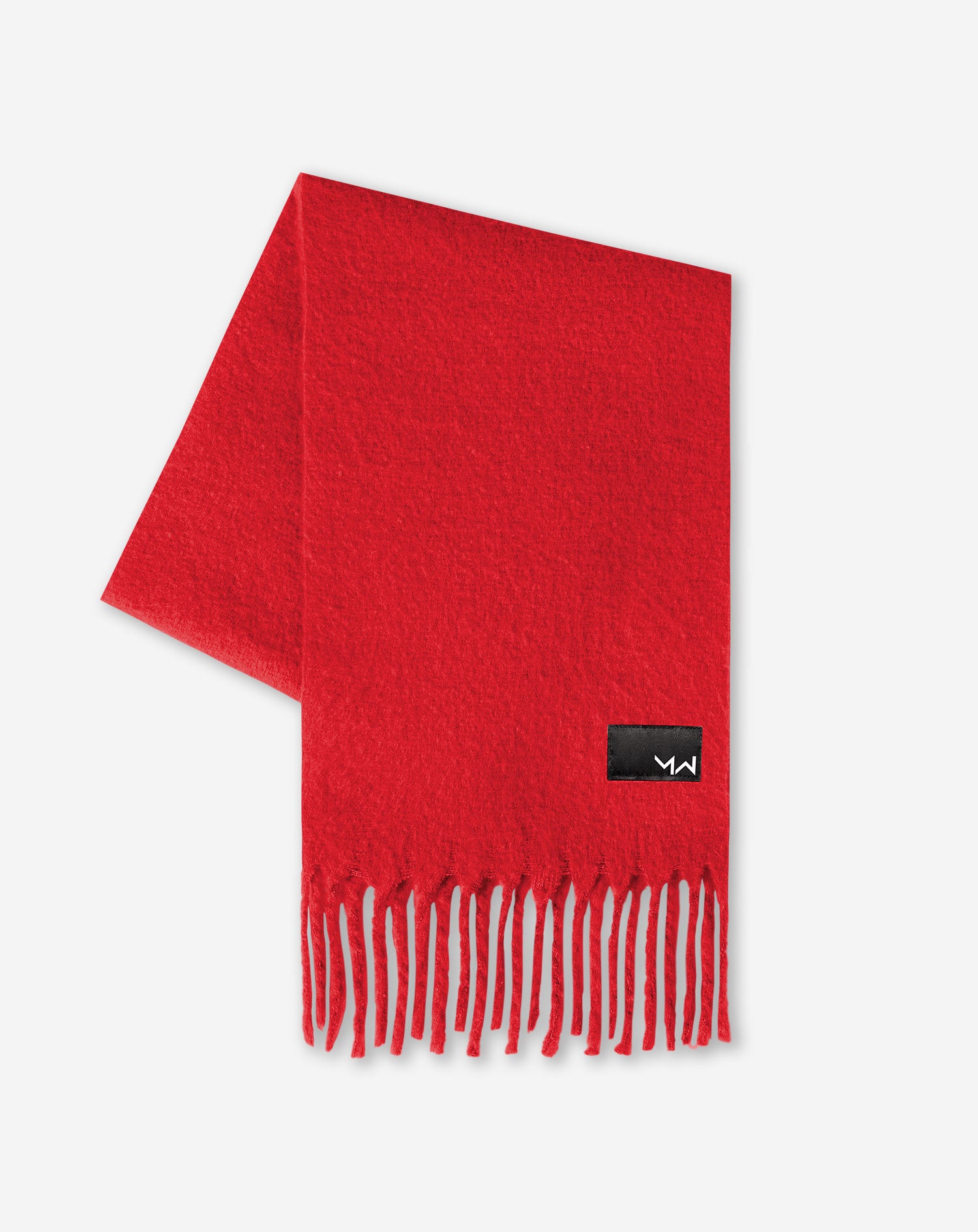 WOVEN SCARF RED