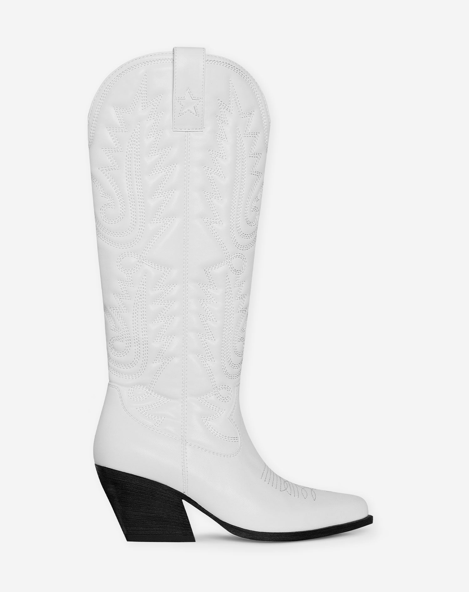 WESTERN BOOTS HIGH WHITE