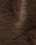 FAUX FUR BAG BROWN