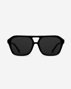 OVERSIZED PILOT SUNGLASSES ZWART