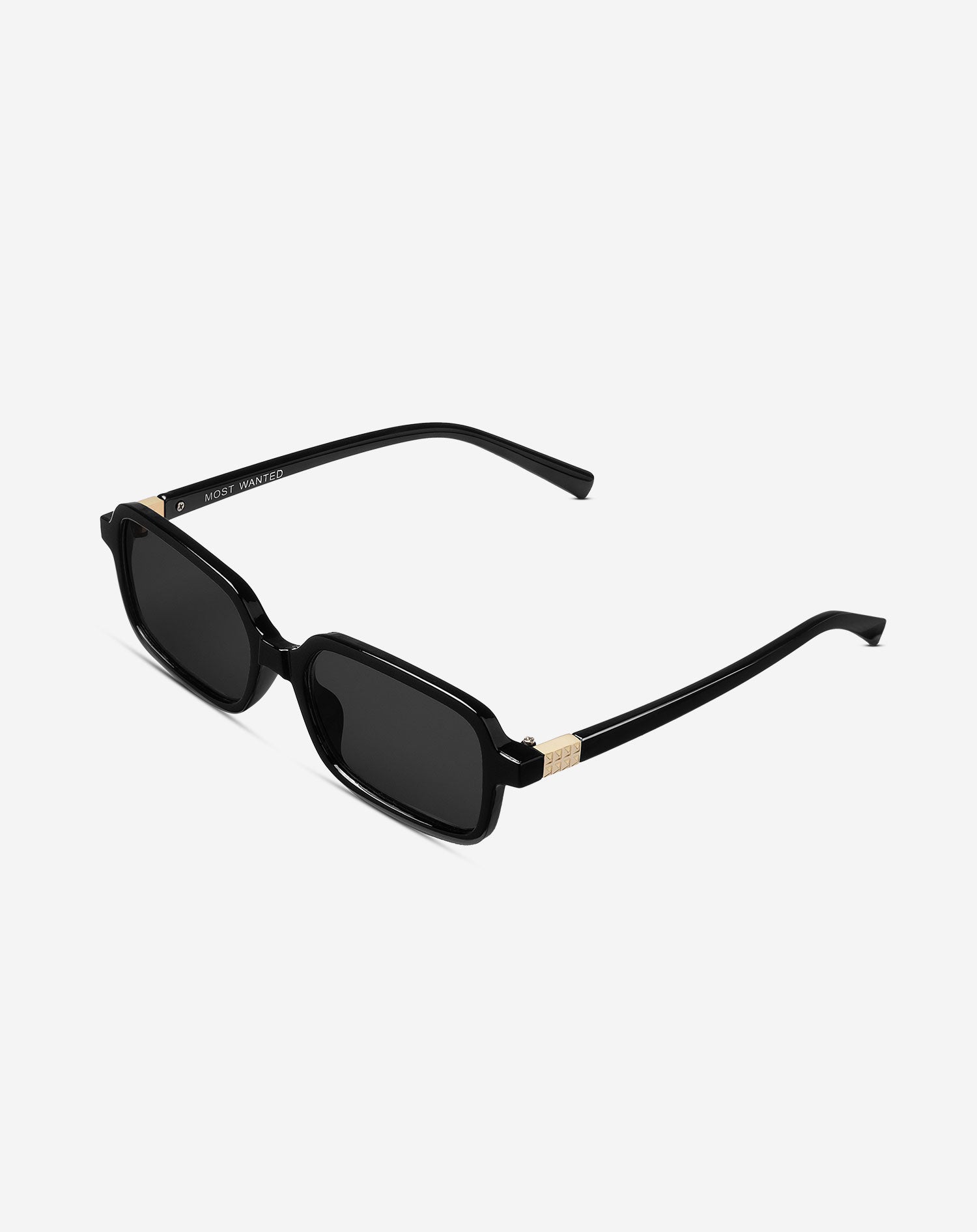 SQUARE SUNGLASSES ZWART