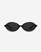 OVAL DETAIL SUNGLASSES ZWART