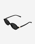 OVAL DETAIL SUNGLASSES ZWART