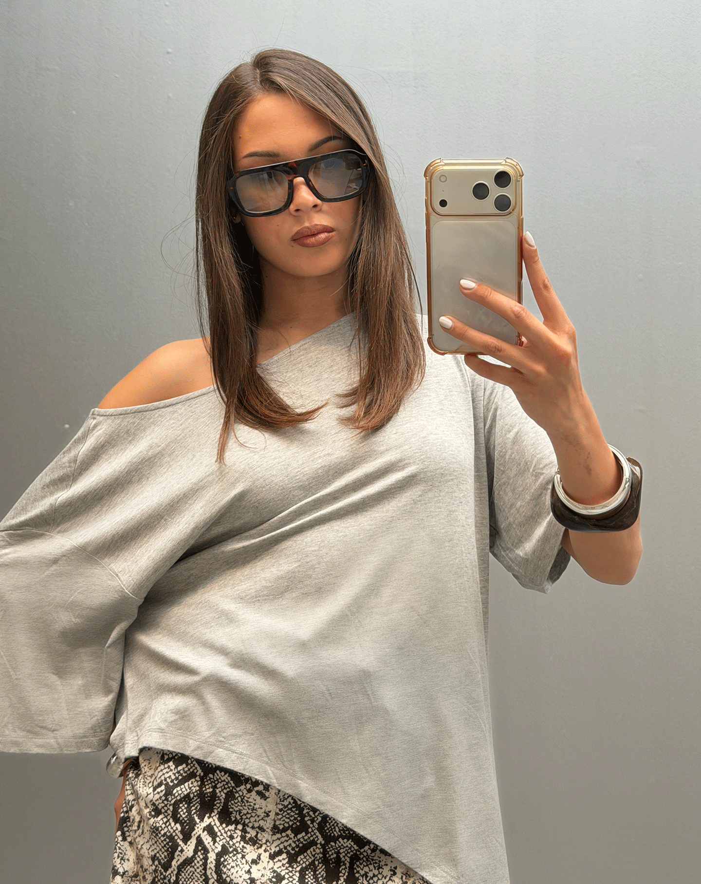 OVERSIZED SQUARE SUNGLASSES BRUIN