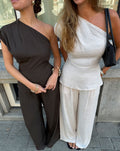 LUNA VISCOSE TOP BEIGE