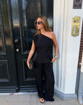 LUNA VISCOSE TOP ZWART
