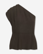 LUNA VISCOSE TOP BRUIN