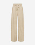 NIA LINEN PANTALON PETITE BEIGE