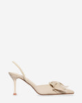 LYNN BOW HEELS BEIGE