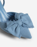LYNN BOW HEELS BLUE