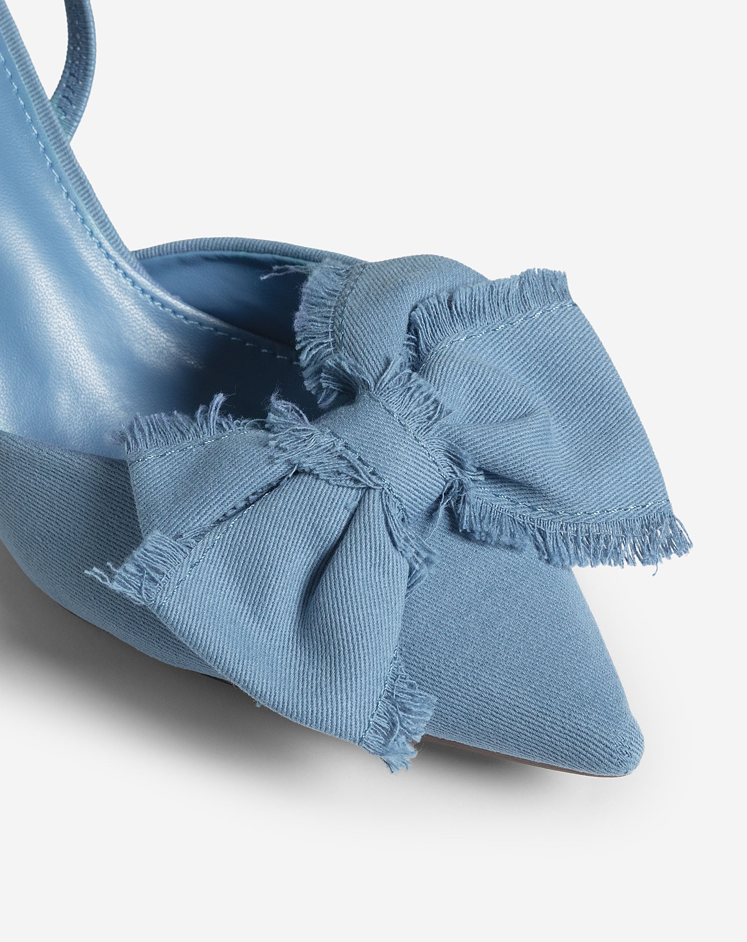 LYNN BOW HEELS BLUE
