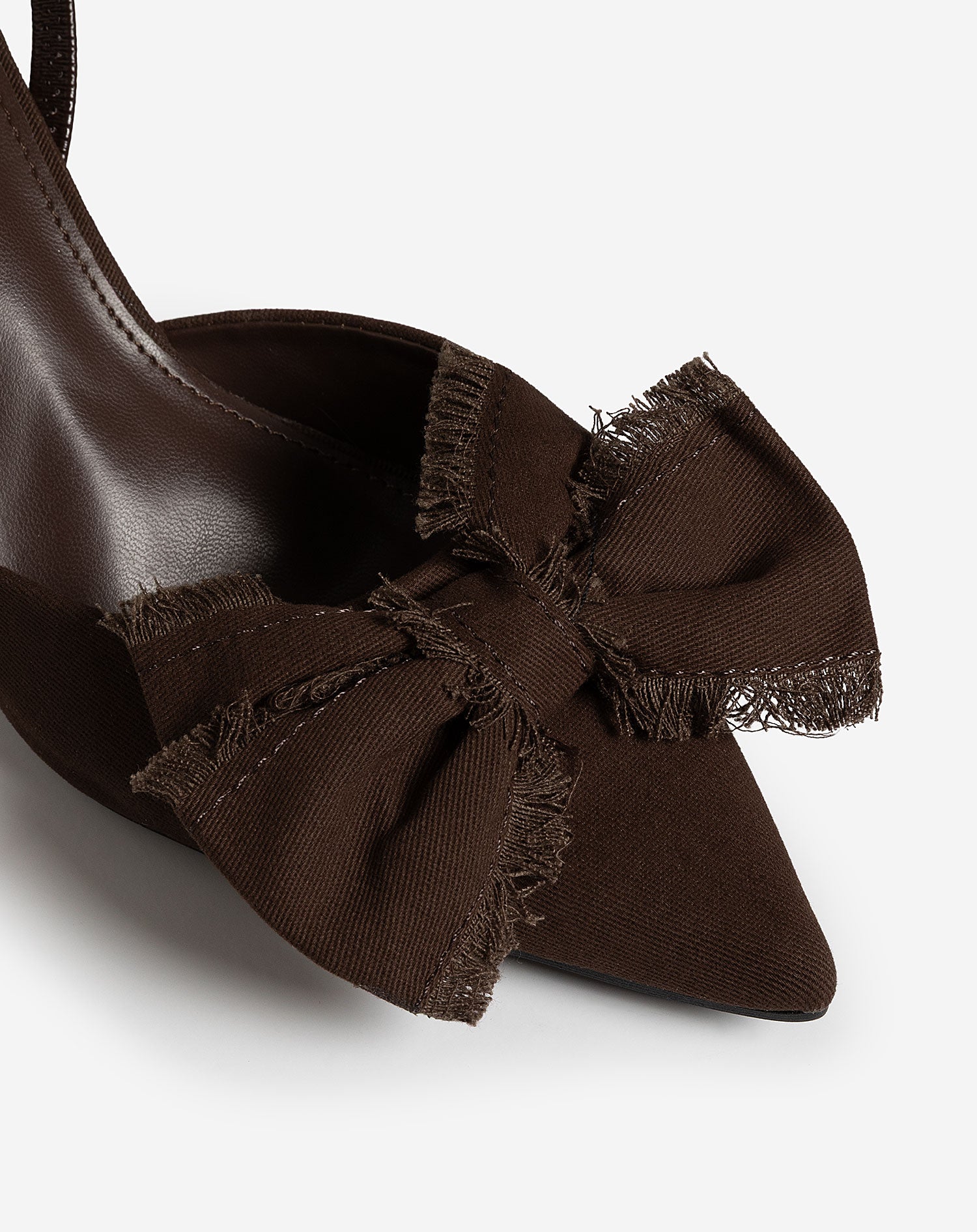 LYNN BOW HEELS BROWN