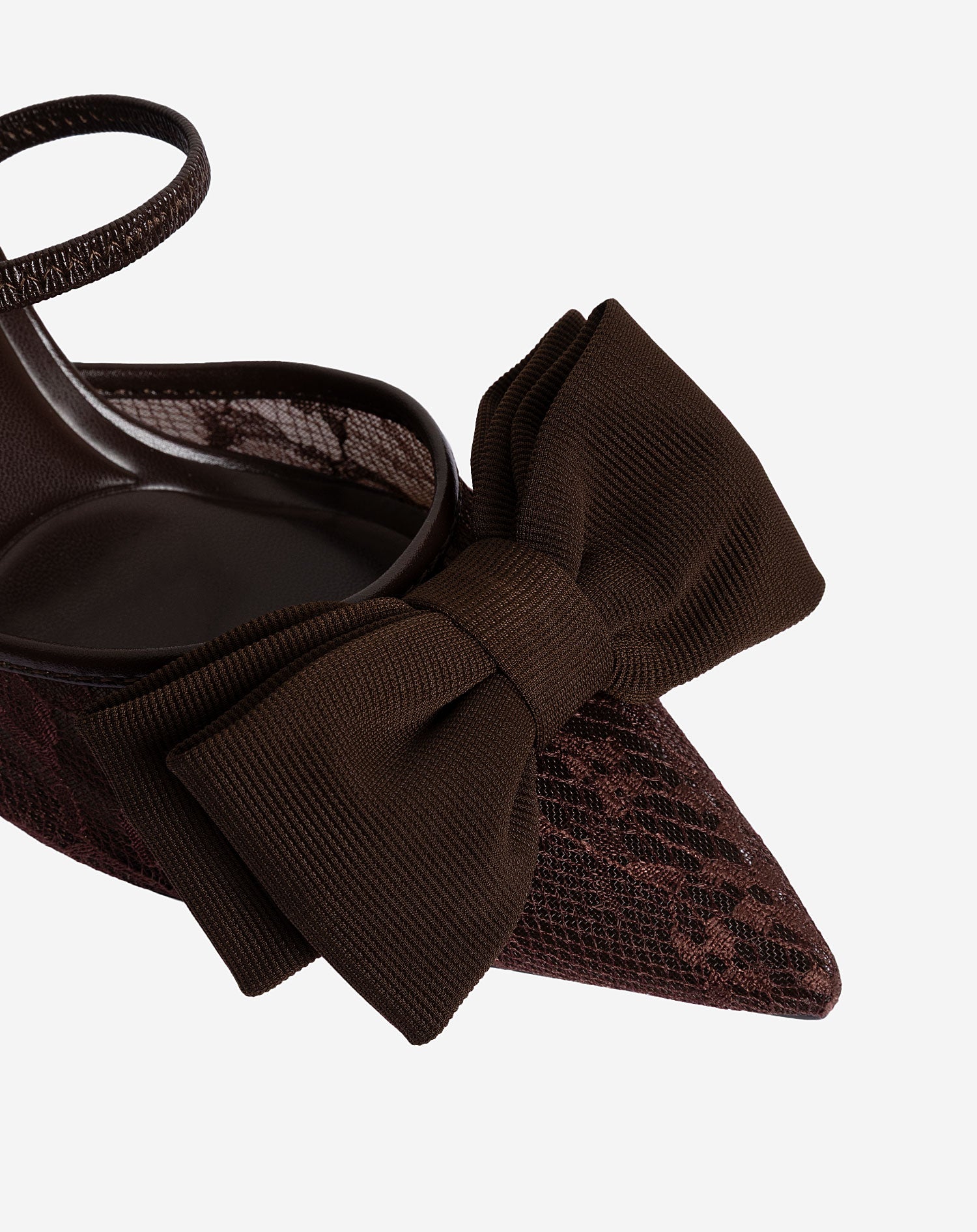LACE BOW HEELS BRUIN