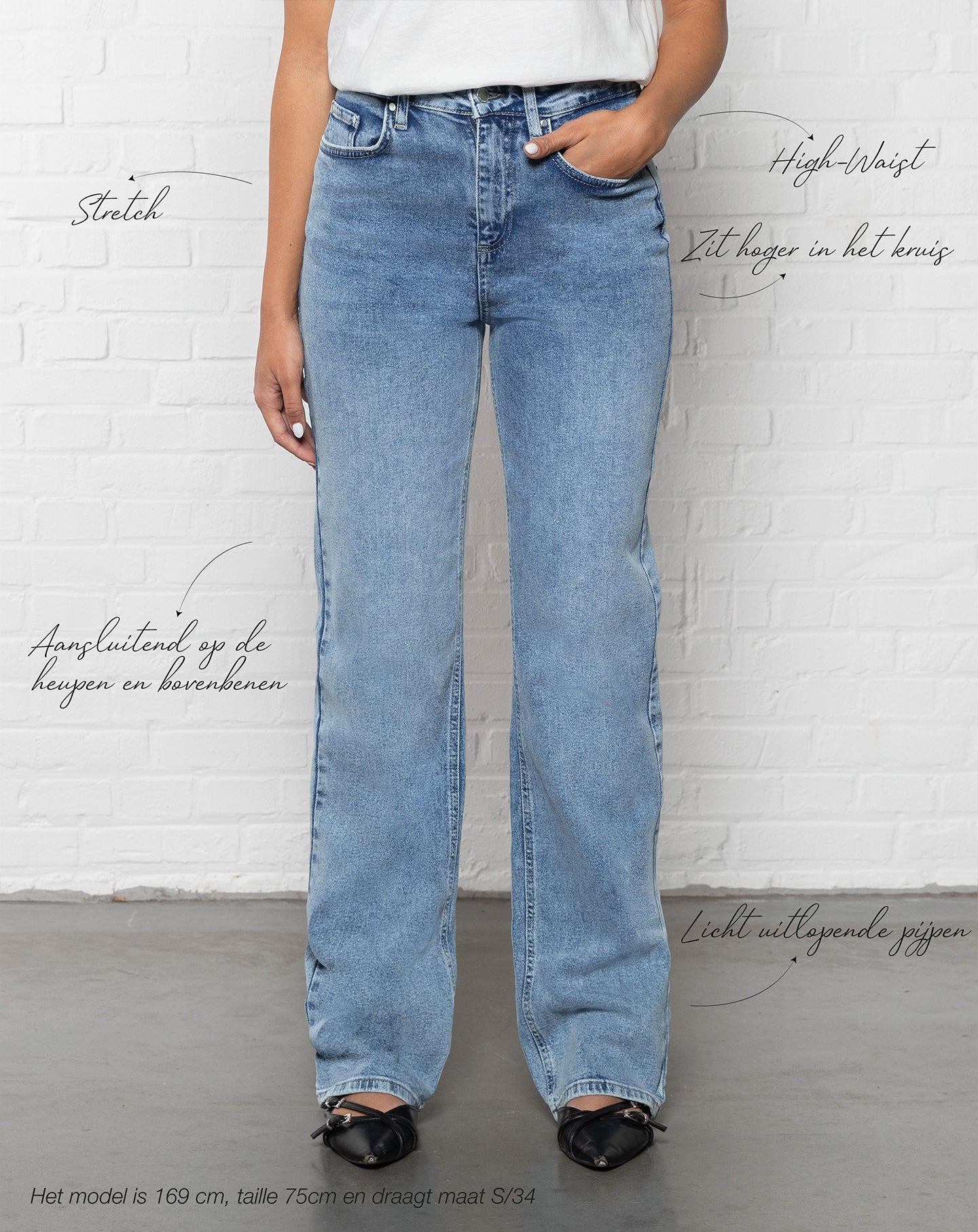 BOOTCUT JEANS BLUE