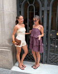 JACKY FLOWY RUFFLE DRESS BURGUNDY