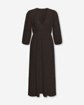 VEERLE MOUSSELINE MAXI DRESS BRUIN
