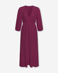 VEERLE MOUSSELINE MAXI DRESS CHERRY