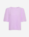 MOUSSELINE PUFF TOP LILA