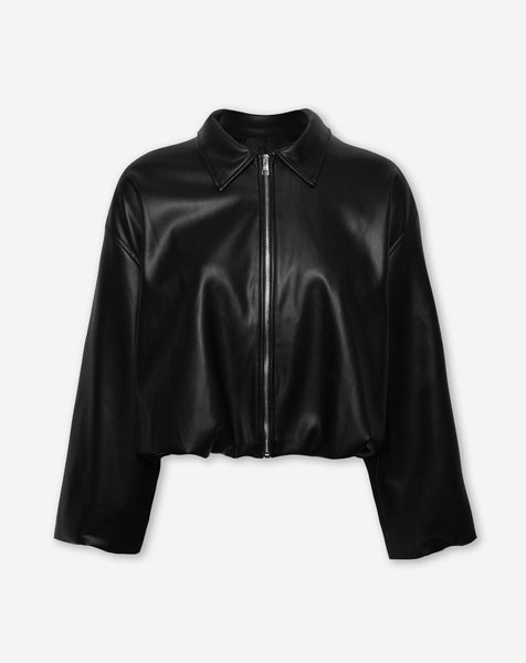 美品　V2 leather jacket JULIUS_7 High-neck Leather Jacket | Elixirgallery