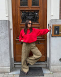 EVA OVERSIZED SWEATER RED