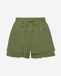 TARA MOUSSELINE SHORTS OLIVE