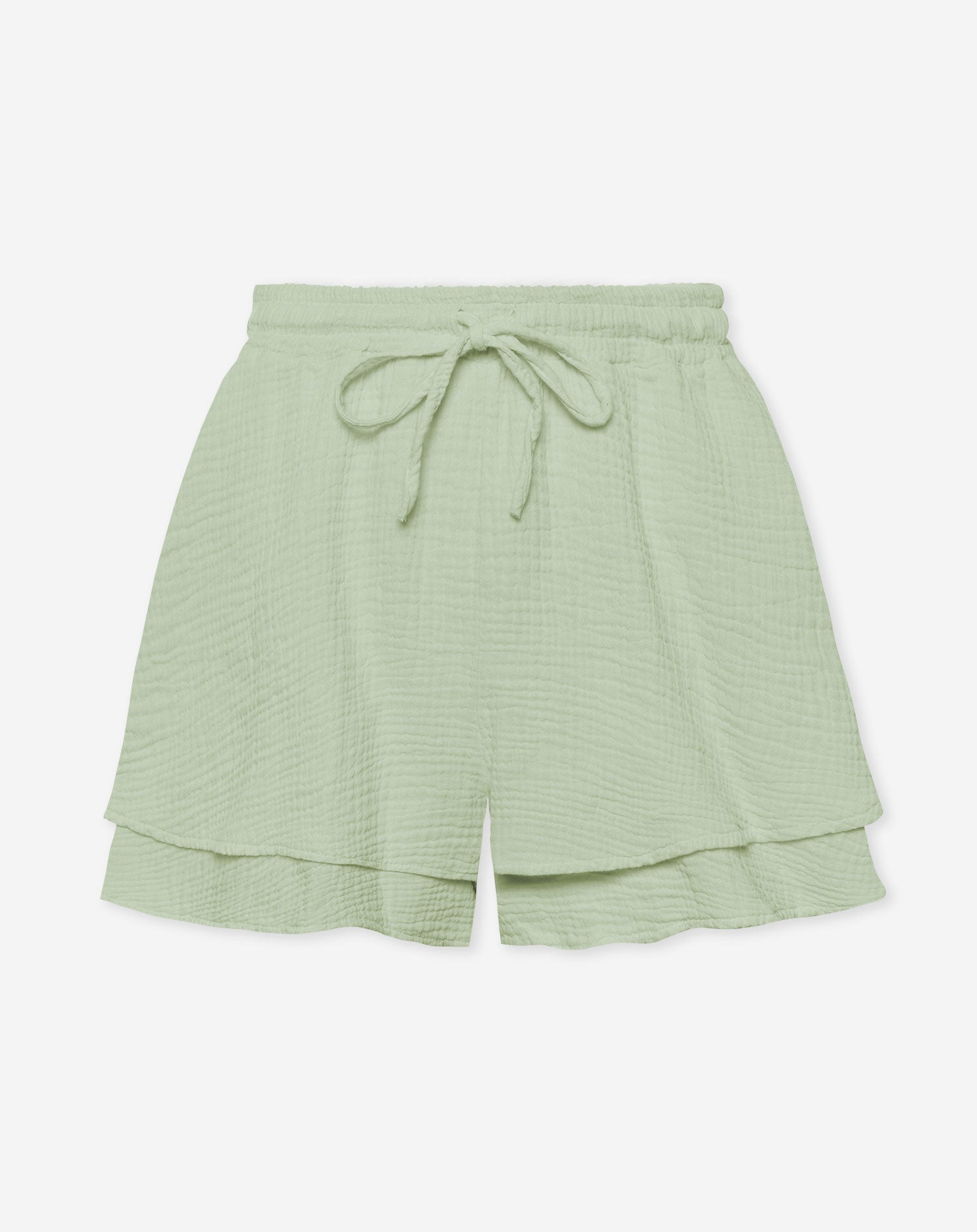 TARA MOUSSELINE SHORTS SALIE GROEN