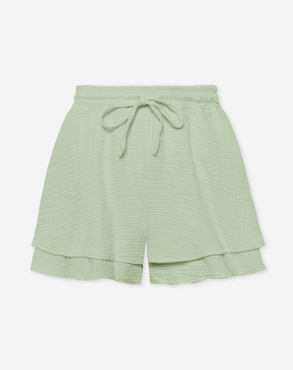 TARA MOUSSELINE SHORTS SALIE GROEN