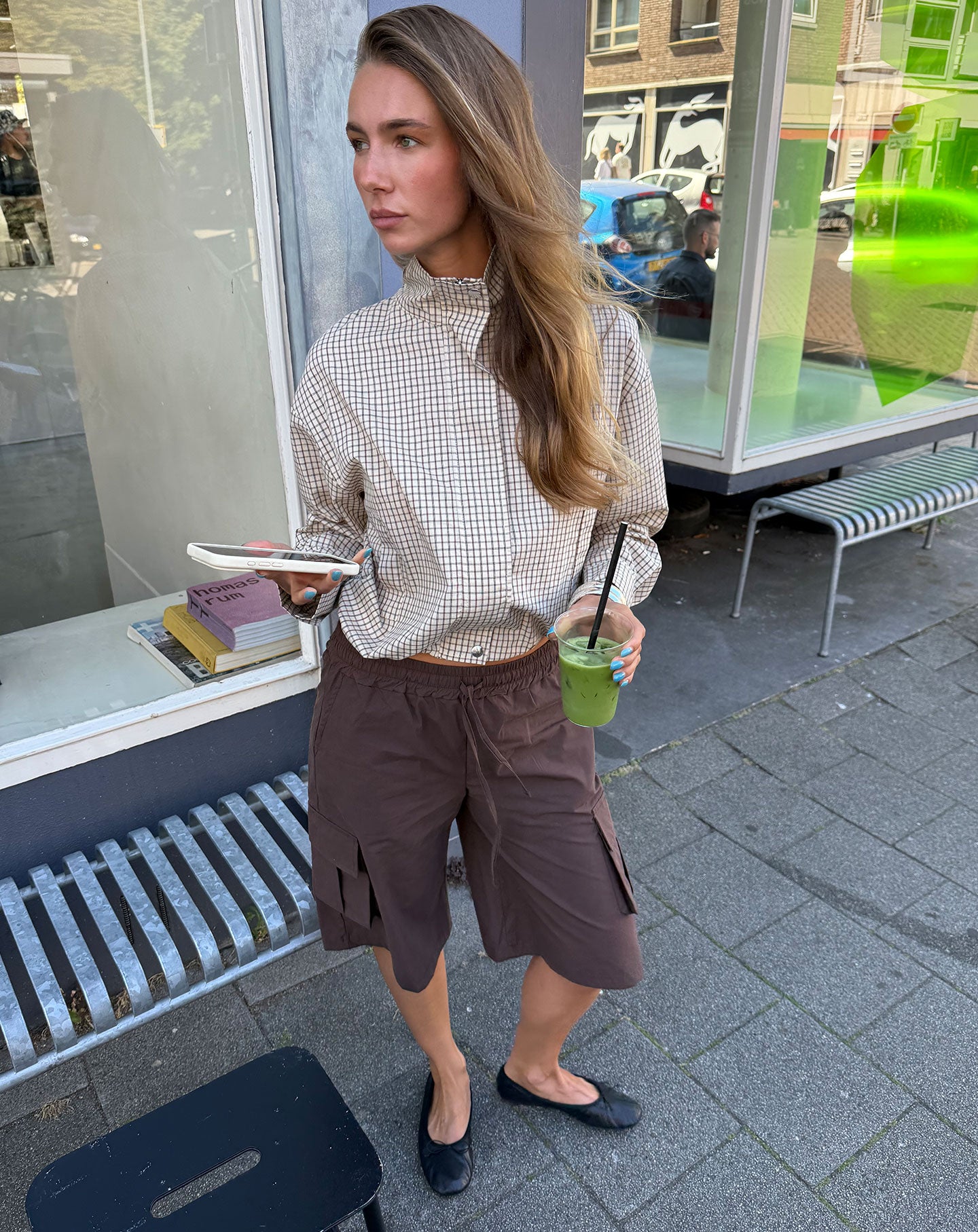 DILARA CARGO SHORTS BRUIN
