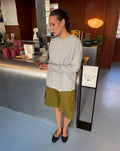 DILARA CARGO SHORTS LICHT OLIJFGROEN