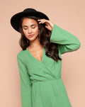 MISTY FEDORA HAT ZWART